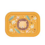 Sassi Δοχείο φαγητού σιλικόνης LFGB με χωρίσματα 6m+ Lion SI0849