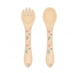 Sassi Σετ Κουτάλι & Πιρούνι Σιλικόνης LFGB 6m+ Sloth SI0887