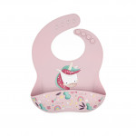Sassi Σαλιάρα σιλικόνης LFGB 6m+ Sparkly The Unicorn SI0986