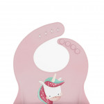 Sassi Σαλιάρα σιλικόνης LFGB 6m+ Sparkly The Unicorn SI0986