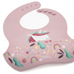 Sassi Σαλιάρα σιλικόνης LFGB 6m+ Sparkly The Unicorn SI0986