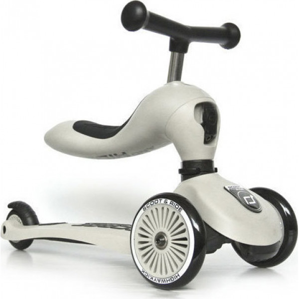 Scoot & Ride Ποδήλατο Ισορροπίας και Πατίνι 2 σε 1 Highwaykick 1 ash 96268