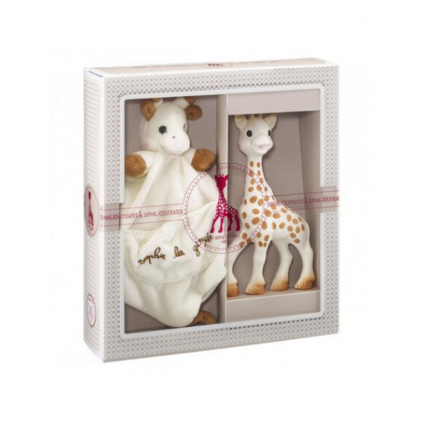 Sophie La Girafe Σετ δώρου με πανάκι παρηγοριάς S000003