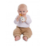 Sophie La Girafe Βελούδινη κουδουνίστρα με μασητικό Sweety Sophie Collection S010331