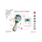 Sophie La Girafe Ηλεκτρονική - μουσική κουδουνίστρα μαράκα με ανιχνευτή κίνησης Shake Shake Shake S230808