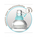 Sophie La Girafe Mii Θηλή μπιμπερό 3+ Medium flow σετ 2τεμ S450550