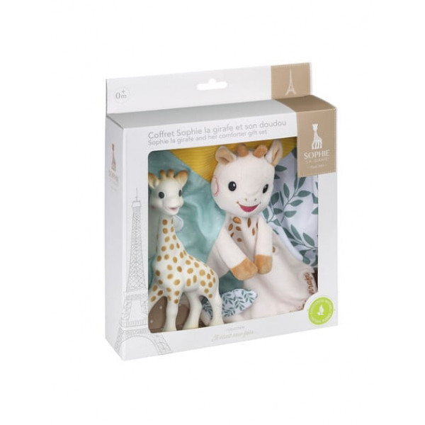 Sophie La Girafe Σετ Δώρου Με Την Σόφι Και Ένα Πανάκι Παρηγοριάς S850806