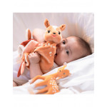 Sophie La Girafe Πανάκι Παρηγοριάς Με Διαφορετικές Υφές Και Θέση Για Την Πιπίλα -Fan Fan Το Ελαφάκι S850807