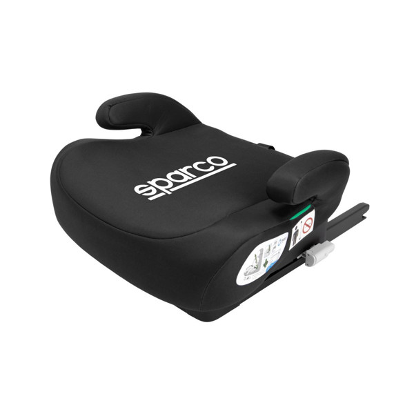 Sparco Κάθισμα Αυτοκινήτου Isofix Booster i-Size 125 εως 150cm Black SK100IBK