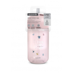 Suavinex Παγούρι με καλαμάκι Σιλικόνης 340ml +18μ BEAR Pink BR78534