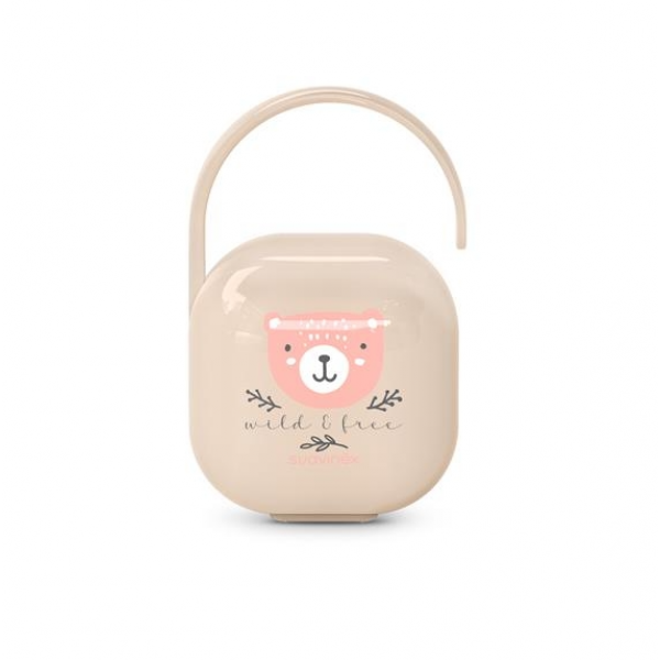 Suavinex Θήκη Πιπίλας WILD Pink BR79804