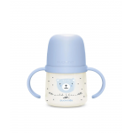 Suavinex Μπουκάλι Εκπαιδευτικό με λαβές Night&Day 150ml +6μ WILD Blue BR79813