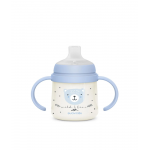 Suavinex Μπουκάλι Εκπαιδευτικό με λαβές Night&Day 150ml +6μ WILD Blue BR79813