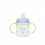 Suavinex Μπουκάλι Εκπαιδευτικό με λαβές Night&Day 150ml +6μ WILD Blue BR79813