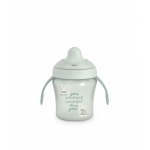 Suavinex Ποτήρι Εκπαιδευτικό με λαβές 200ml +6μ WONDERLAND Green BR90185