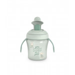 Suavinex Ποτήρι Εκπαιδευτικό με λαβές 200ml +6μ WONDERLAND Green BR90185