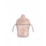 Suavinex Ποτήρι Εκπαιδευτικό με λαβές 200ml +6μ WONDERLAND Pink BR90186
