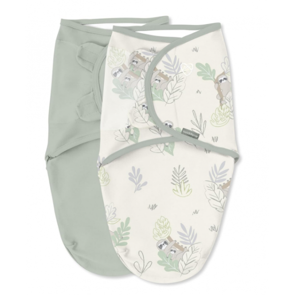 Swaddleme By Ingenuity Πάνα Φασκιώματος 2τμχ Peekaboo Sloth 1.0 / 0-3m 012914171271