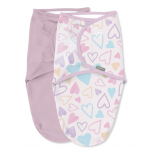 Swaddleme By Ingenuity Monogram Πάνα Φασκιώματος 2τμχ  I Heart You 1.0 / 0-3m 012914171318