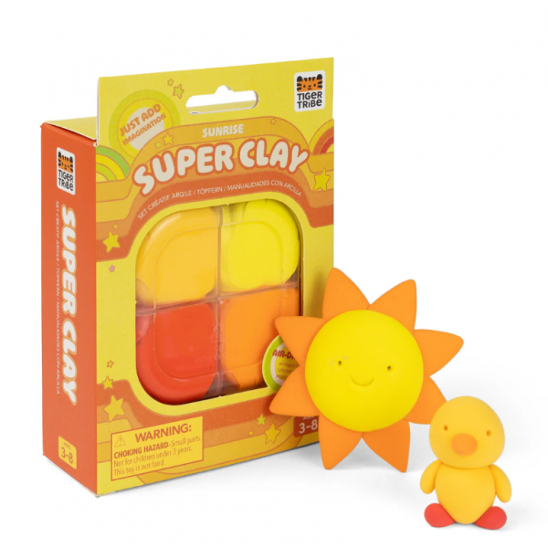 Tiger Tribe Super Clay Πλάθεις και Δημιουργείς Sunrise Yellow-Orange 94221 (7-0163)