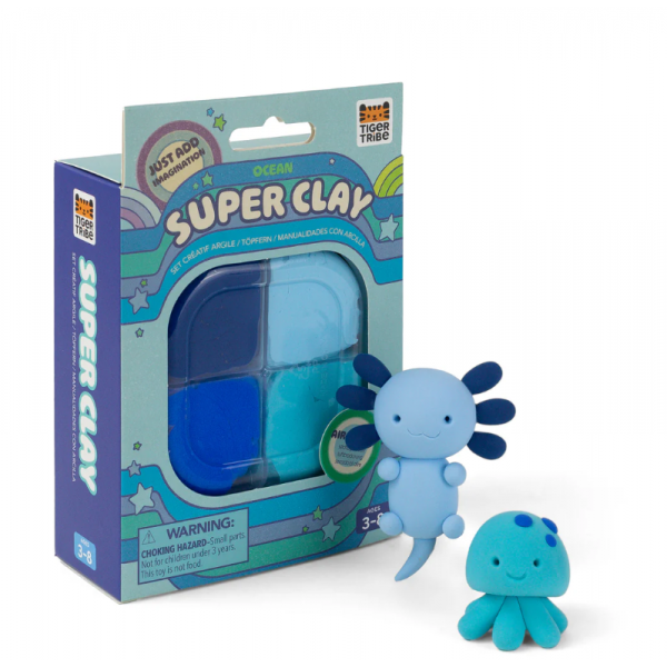 Tiger Tribe Super Clay Πλάθεις και Δημιουργείς Ocean Blues 94224 (7-0166)
