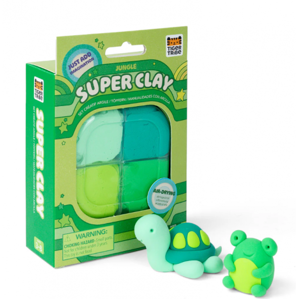 Tiger Tribe Super Clay Πλάθεις και Δημιουργείς Jungle Greens 94225 (7-0167)