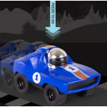 Tiger Tribe Presto Racers Jet Blue 94321 (5-0628)