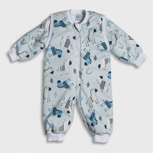 Tender Υπνόσακος Classic Organic 2.5 Tog Zebra Σιέλ 27811