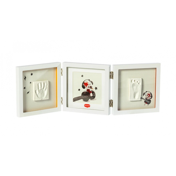 Tiny Love Κορνίζα Διπλή Αποτύπωμα White λευκό BR79615