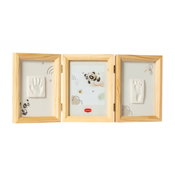 Tiny Love Κορνίζα Διπλή Αποτύπωμα White λευκό BR79616