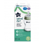 Tommee Tippee Γυάλινο Μπιμπερό Natural Start 250ml Μικρής Ροής 42243891
