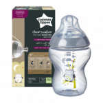 Tommee Tippee Μπιμπερό Closer to nature μικρής ροής 260ml με σχέδιο Ollie the Owl 0m+ 42250103