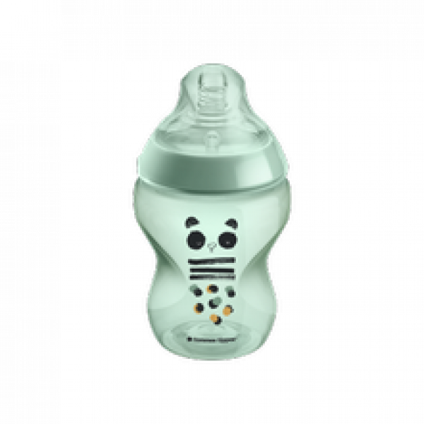 Tommee Tippee Μπιμπερό Closer to nature μικρής ροής 260ml Πράσινο 0m+ 42250105