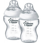 Tommee Tippee Πλαστικό Μπιμπερό Closer To Nature 2x260ml Μικρής Ροής 42252085