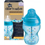 Tommee Tippee Μπιμπερό Advanced Anti-Colic μικρής ροής 260ml με μπλε σχέδιο 0m+ 42257504