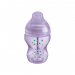 Tommee Tippee Μπιμπερό Advanced Anti-Colic μικρής ροής 260ml με μωβ σχέδιο 0m+ 42257604