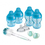 Tommee Tippee Πλαστικό Μπιμπερό Closer To Nature Advanced Anti-colic Σετ 9τμχ Μπλε 422751