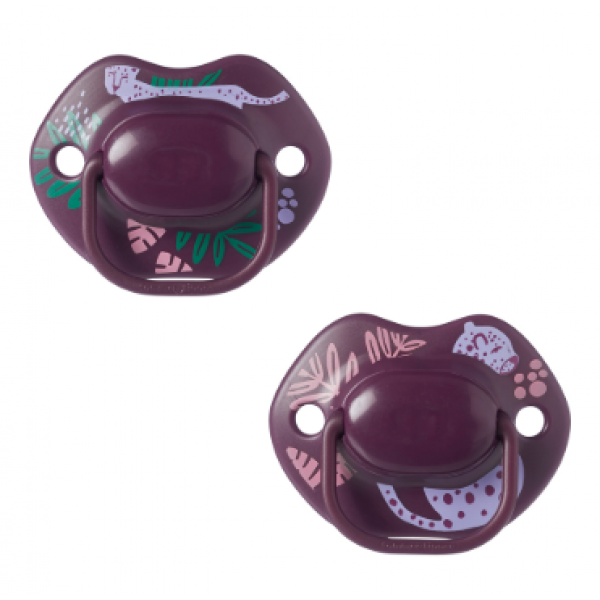 Tommee Tippee Πιπίλες σιλικόνης Moda Midnight Jungle Purple 18-36m 43343694purple