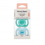 Tommee Tippee Πιπίλες Σιλικόνης Ultra Light StayPut 0-6m Blue-Mint 433594.mintblue