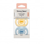 Tommee Tippee Πιπίλες Σιλικόνης Ultra Light StayPut 0-6m Blue-Yellow 433594.yellowblue