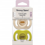 Tommee Tippee Πιπίλες Σιλικόνης Ultra Light StayPut 6-18m Green-Beige 433595.green