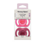 Tommee Tippee Πιπίλες Σιλικόνης Ultra Light StayPut 6-18m Pink 433595.pink