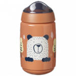 Tommee Tippee Κύπελλο με στόμιο μαλακής σιλικόνης πορτοκαλί 390ml 12m+ 447829