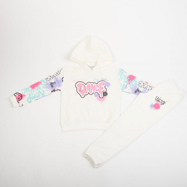 Trax Σετ Παντελόνι Με Μπλούζα Βανίλια 15-48643