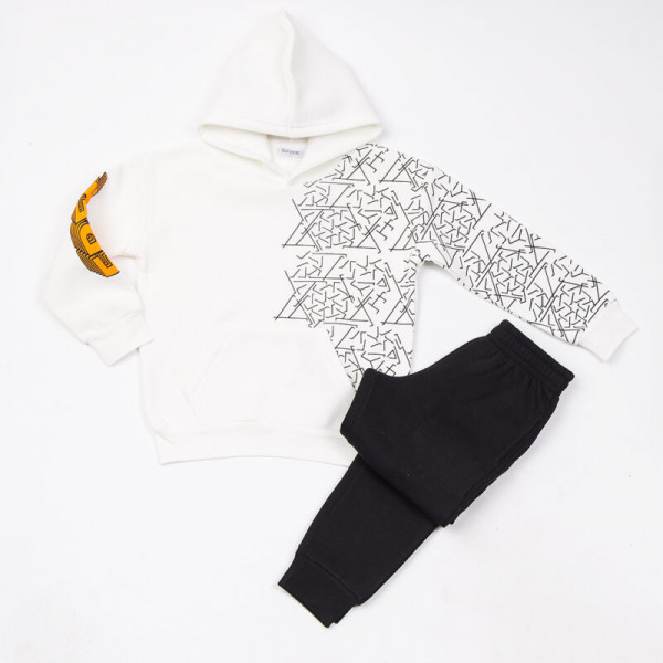 Trax Σετ Παντελόνι με Μπλούζα Εκρου15-48824