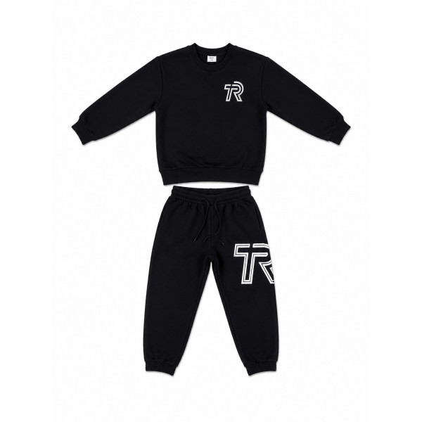 Trax Σετ Μπλούζα με Παντελόνι Black 16-50838