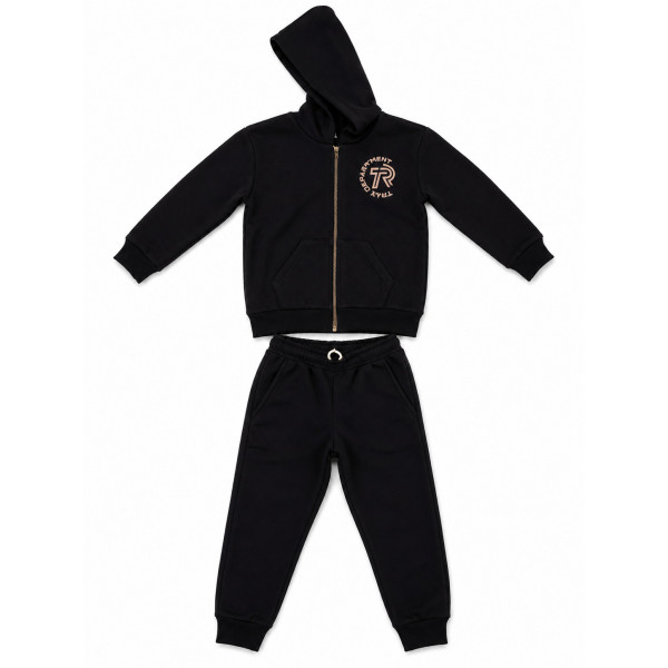 Trax Σετ Ζακετα με Παντελόνι Black 16-50844