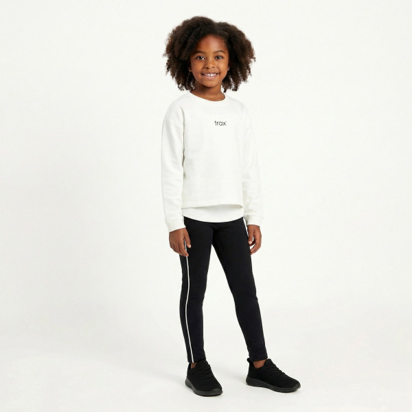 Trax Σετ κολάν 2 μπλούζες Εκρού 26-49109-2