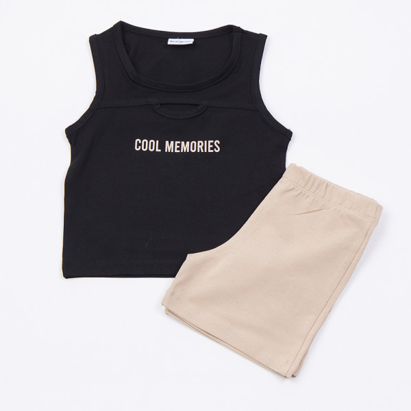 Trax Σετ τοπ σορτς Μαύρο 26-49133-2