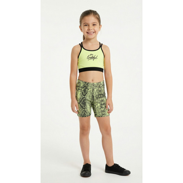 Trax Σετ σορτς μπλούζα Lime 26-49139-2